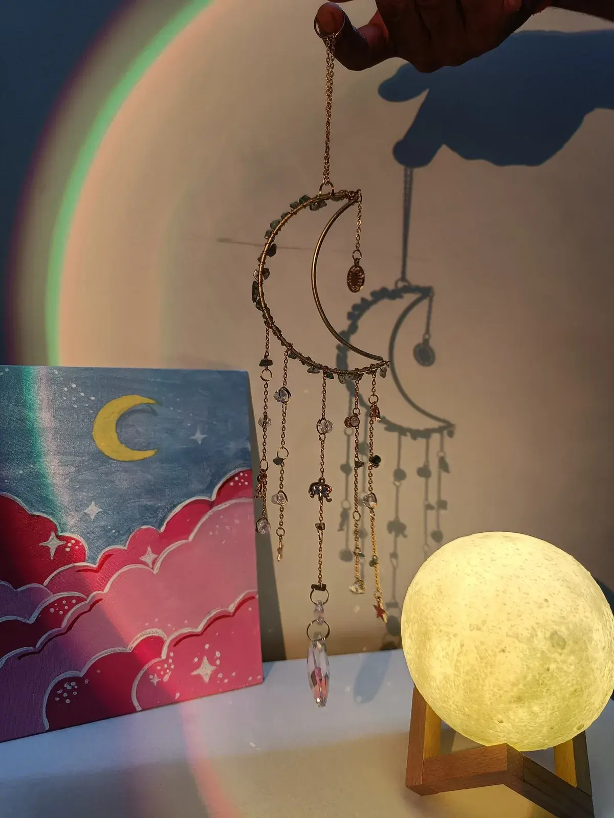 Aquamarine mooncatcher